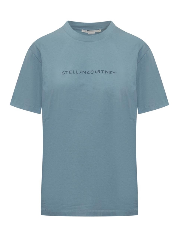 스텔라 매카트니 SS25 STELLA MCCARTNEY T-shirts 6J01583SPY48 4700 MINERAL BLUE