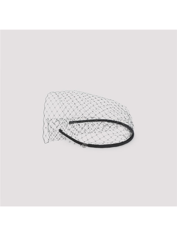 메종미쉘 SS25 Maison Michel Veil Hair Band 2333003001 Black