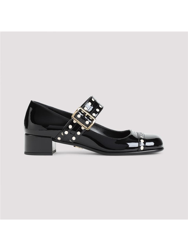 프라다 SS25 Prada Mary Jane Pumps 1I816NF035.069 Black