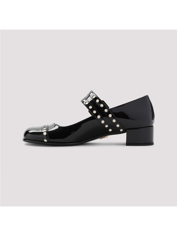 프라다 SS25 Prada Mary Jane Pumps 1I816NF035.069 Black