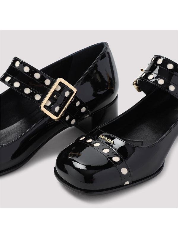 프라다 SS25 Prada Mary Jane Pumps 1I816NF035.069 Black