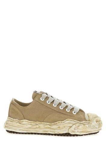 메종 미하라 야스히로 FW24 Hank Low sneakers A13FW732WHITE Beige