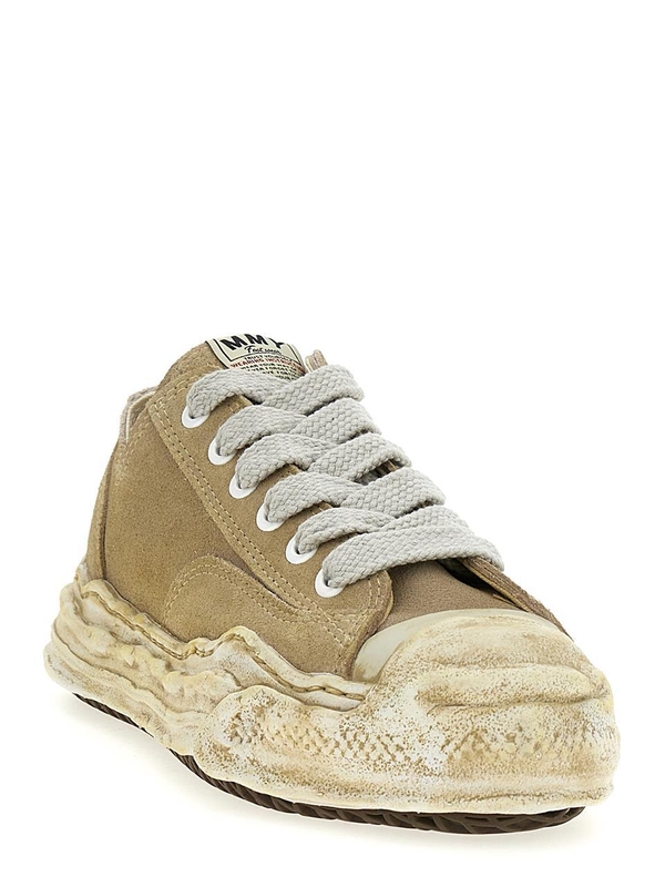 메종 미하라 야스히로 FW24 Hank Low sneakers A13FW732WHITE Beige