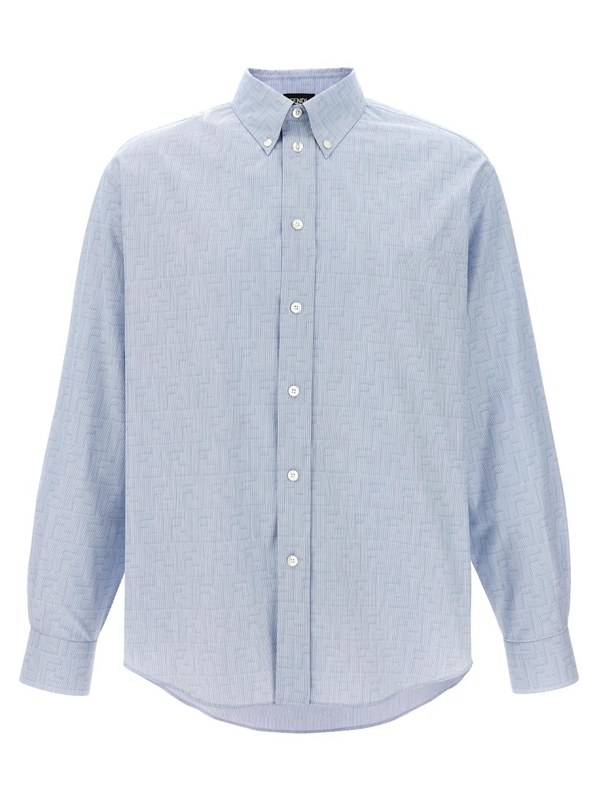 펜디 FW24 Angel shirt FS1308ATM1F0U3X Light Blue