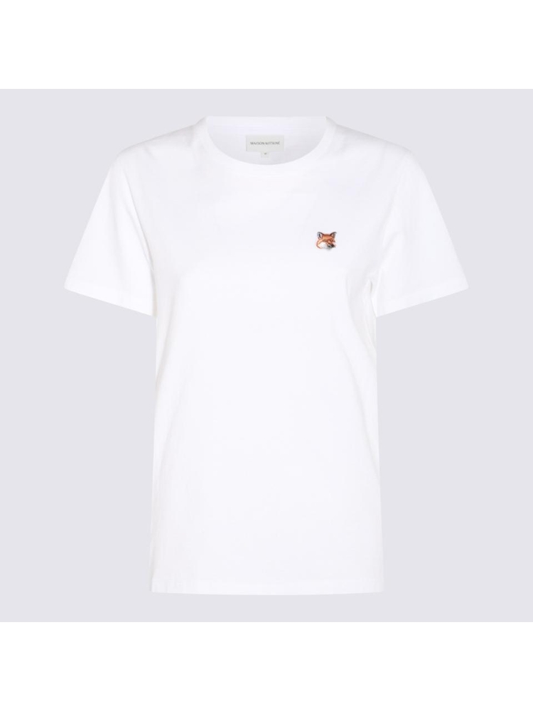 메종키츠네 SS25 MAISON KITSUNE T-shirts and Polos White LW00105KJ0008P100 White