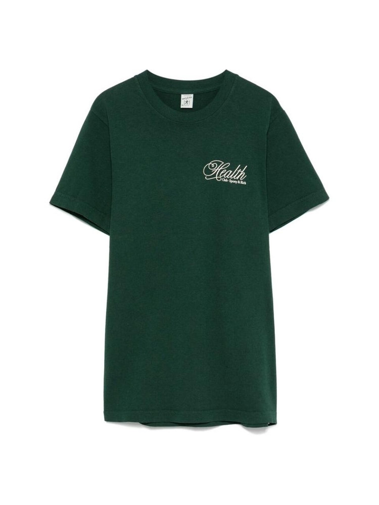 스포티앤리치 FW24 T-shirt Sporty & Rich TO043511078GR  FO/CR GREEN