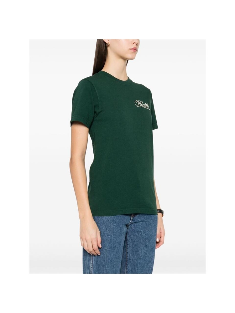 스포티앤리치 FW24 T-shirt Sporty & Rich TO043511078GR  FO/CR GREEN