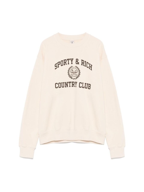 스포티앤리치 FW24 Sweater Sporty & Rich ST071511218CR  CR/CH NEUTRALS