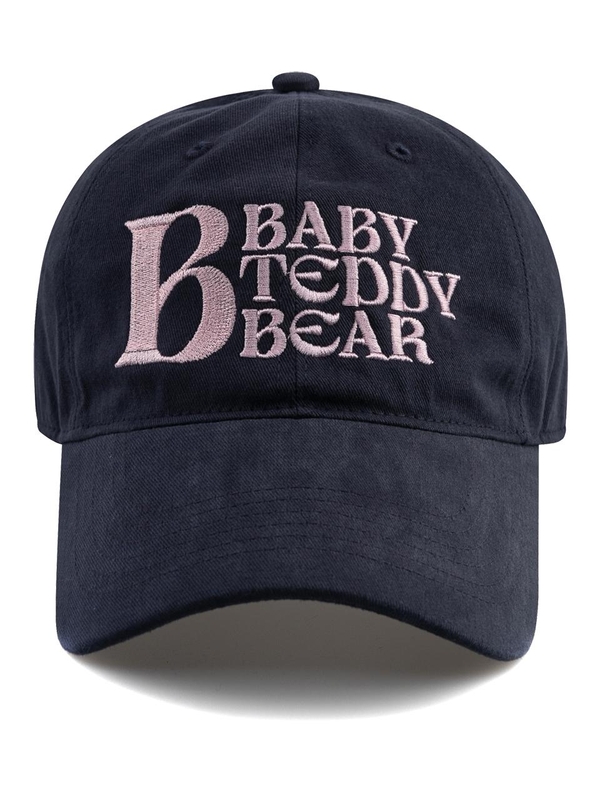 BABY REDDY BEAR COTTON BALL CAP-NAVY