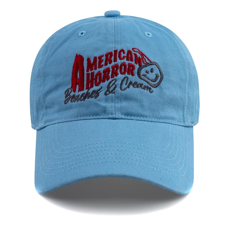 AMERICAN HORROR BALL CAP-SKYBLUE