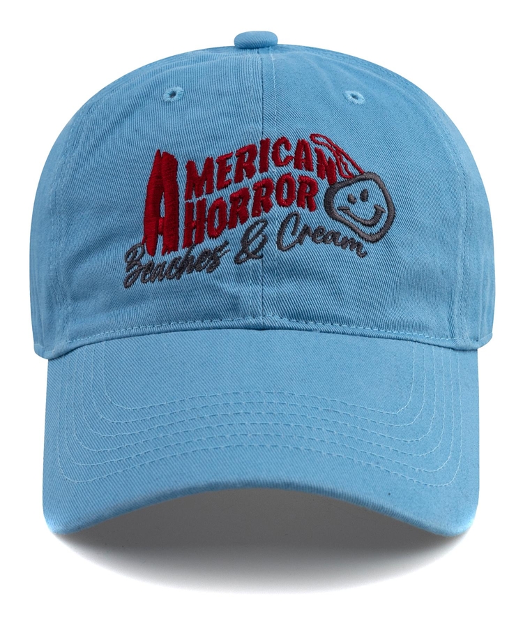 AMERICAN HORROR BALL CAP-SKYBLUE