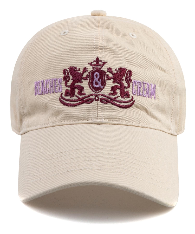 TWIN LION BALL CAP-LIGHT BEIGE