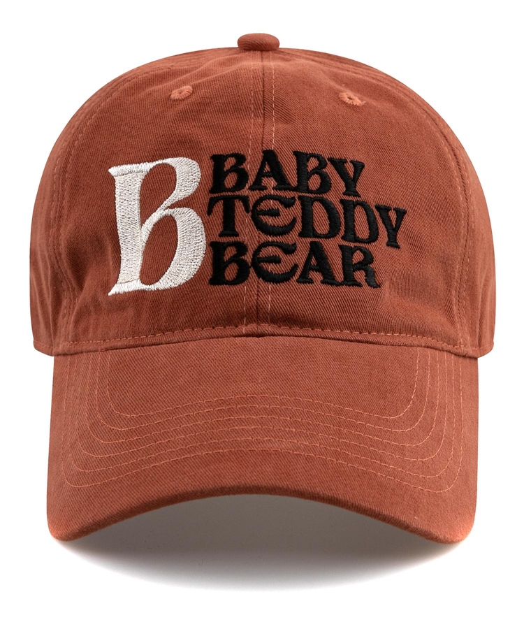 BABY REDDY BEAR COTTON BALL CAP-LIGHT BROWN