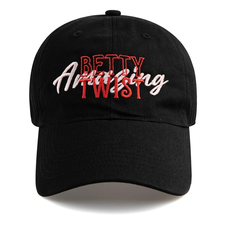 BETTY TWIST BALL CAP-BLACK