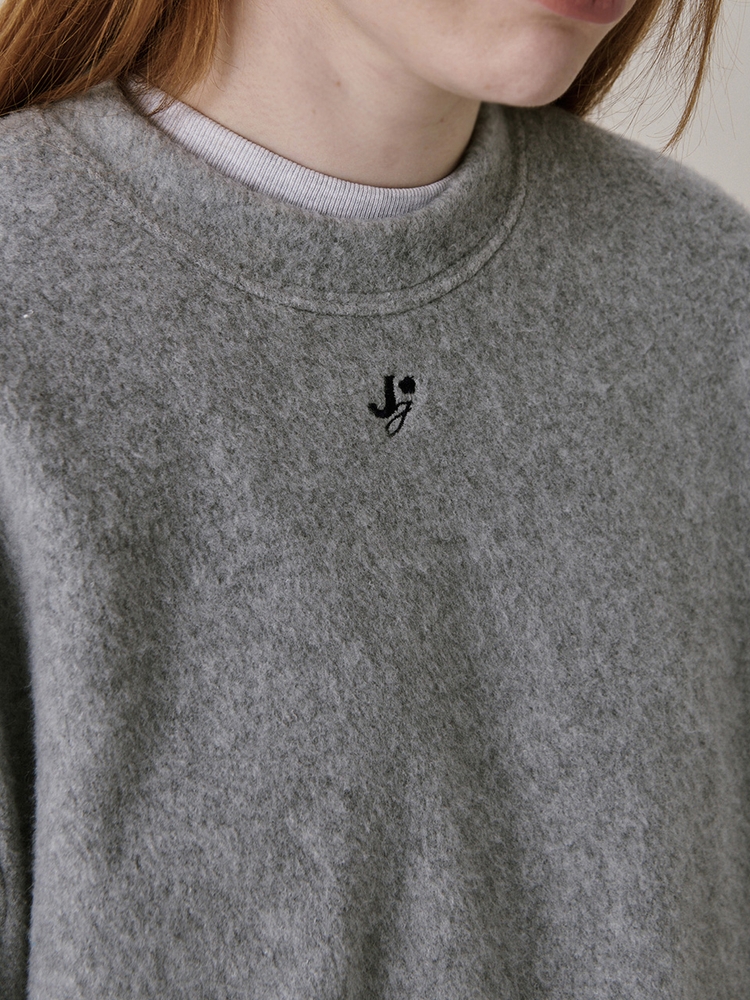 New Logo Fleece Sweatshirt_Grey