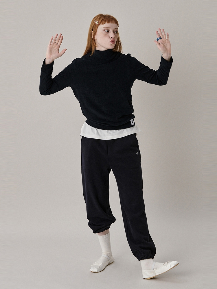 New Logo Basic Turtleneck T-shirt_Navy