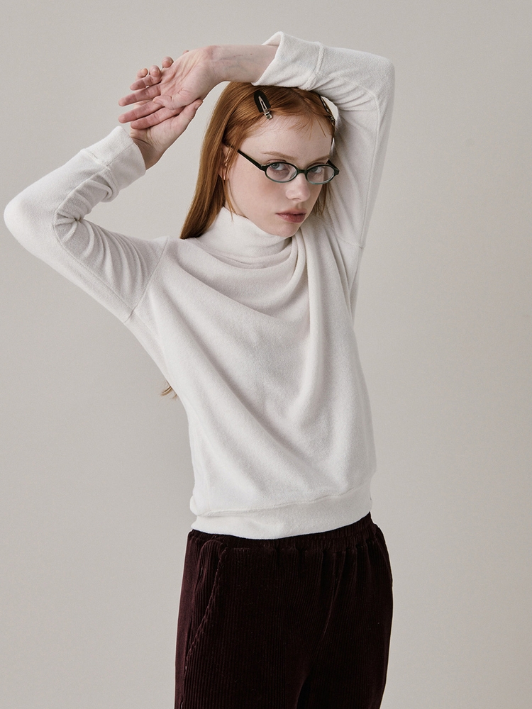 New Logo Basic Turtleneck T-shirt_White