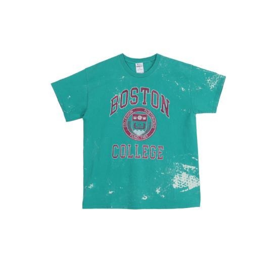 24SS 와일드 동키 반팔 티셔츠 T BOSTON BLEACHED JADE Free