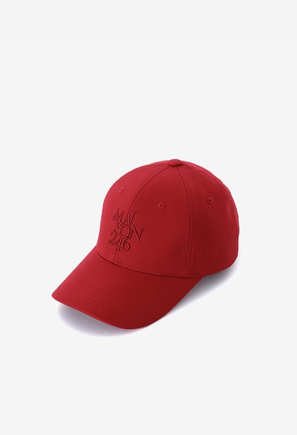 [2차 리오더 완료] SIGNITURE BIGLOGO OVERFIT BALLCAP RED