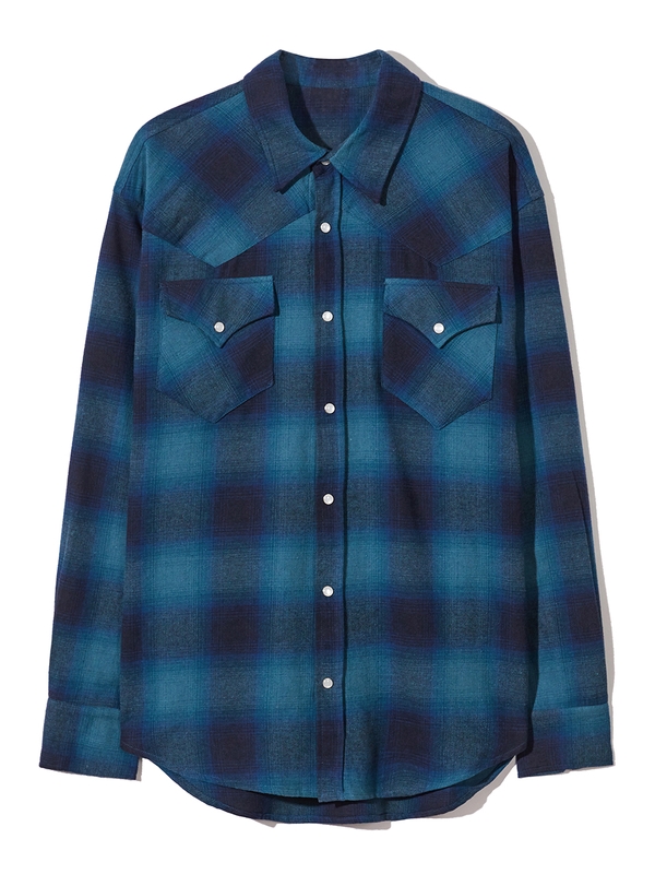 flannel plaid western shirt pacific