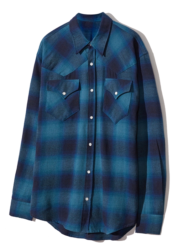 flannel plaid western shirt pacific