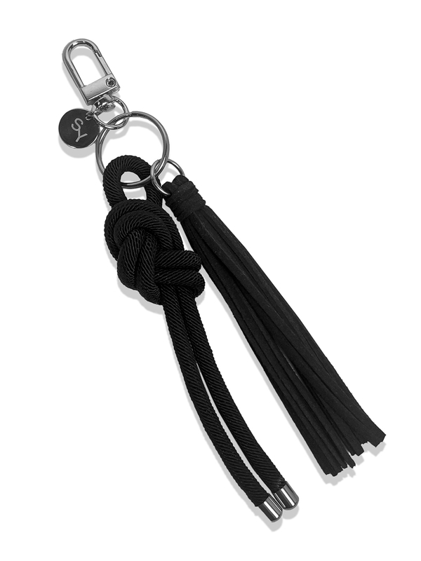 knot string & tassel key ring