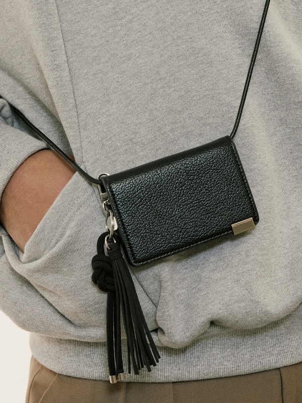 tip fold minimal wallet bag & knot keyring