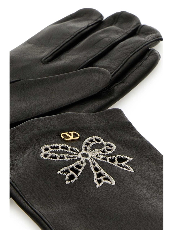 발렌티노 가라바니 SS25 VALENTINO GARAVANI GLOVES 6W2GD00DIQL 9LP Black