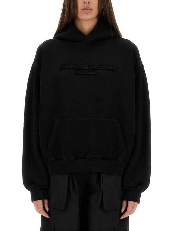 알렉산더 왕 SS25 ALEXANDER WANG Sweatshirt UCC1251788_001 BLACK