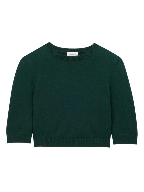 생로랑 SS25 Saint Laurent  Sweaters Green 818023Y76YJ3081 Green