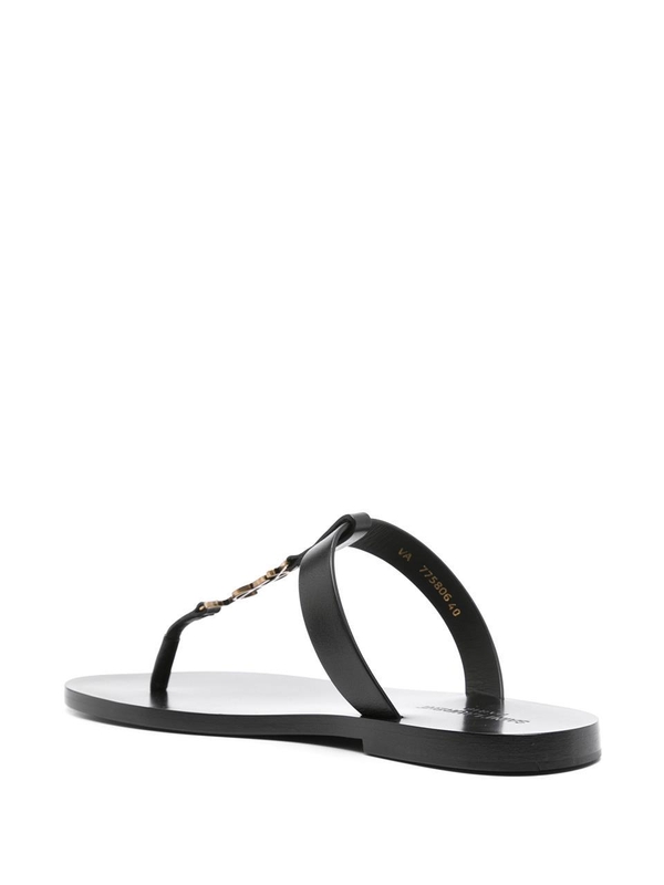 생로랑 SS25 Saint Laurent  Sandals Black 775806DWETT1000 Black