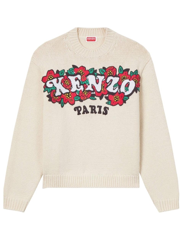 겐조 SS25 Kenzo Sweaters White FF52PU4913CX02 White