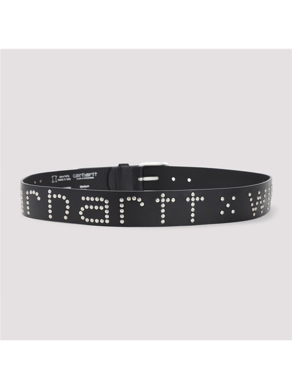 칼하트 SS25 Carthartt Wip Script Studs Belt I0344220M4XX Black