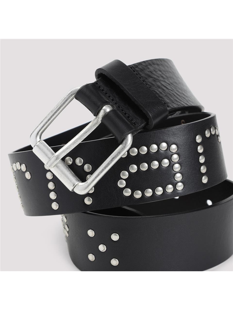 칼하트 SS25 Carthartt Wip Script Studs Belt I0344220M4XX Black