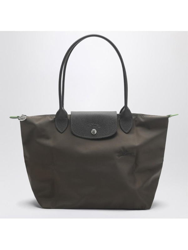 롱샴 SS25 Longchamp Terra coloured Le Pliage Green M bag L2605919 Brown