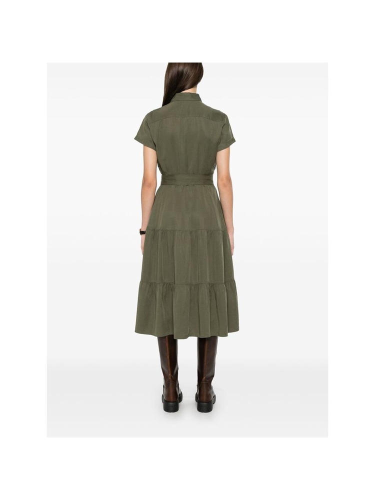 랄프 로렌 SS25 Dress Ralph Lauren 211959905001  OLIVE One Color