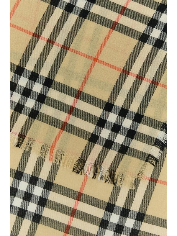 버버리 SS25 BURBERRY SCARVES AND FOULARDS 8105557 A2021 SAND