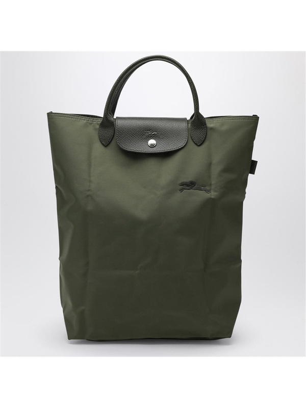 롱샴 SS25 Longchamp Forest-coloured M Le Pliage Green Shopping bag 10168919 Green