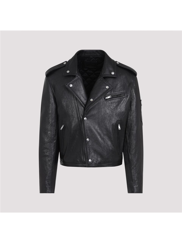 프라다 SS25 Prada Biker Jacket UPW523SOOO.11KD Black