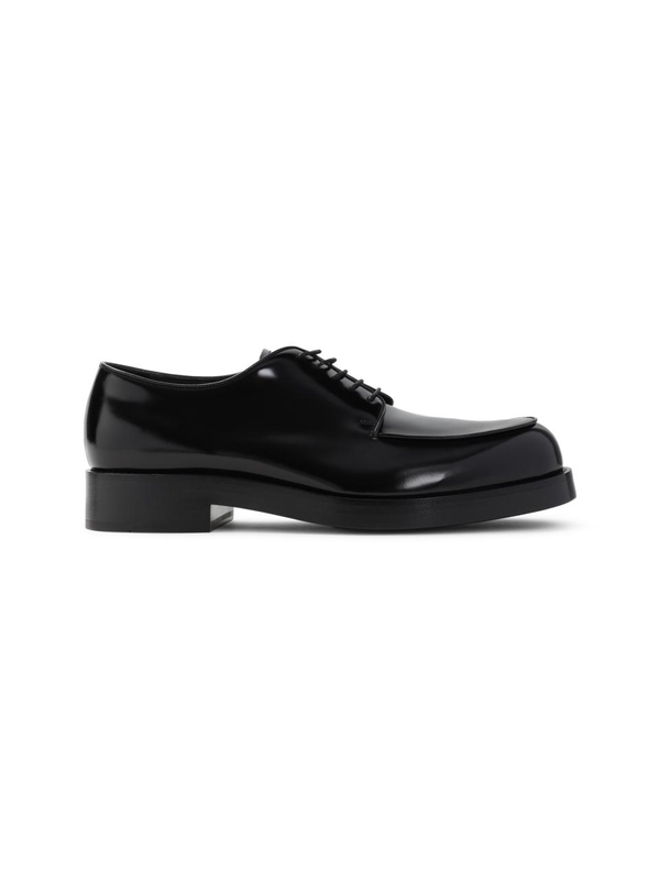 프라다 SS25 Prada Lace Up Shoes 2EA166FX000.055 Black