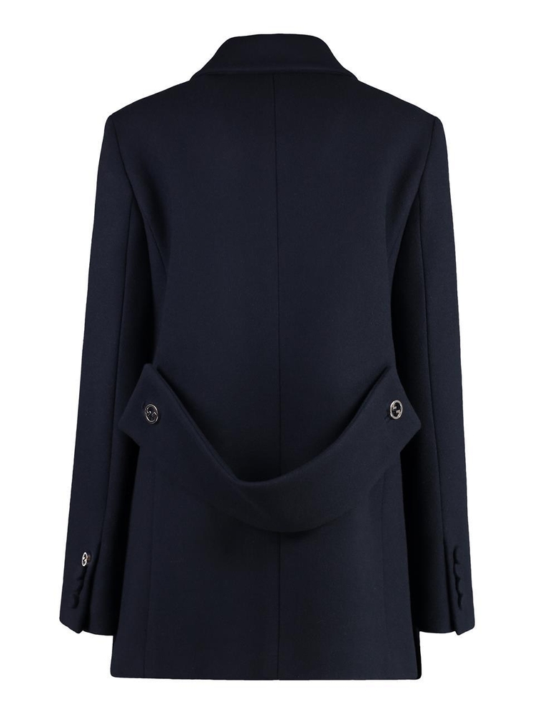 구찌 FW24 Double-breasted wool coat 804981Z7ABS_4440 blue