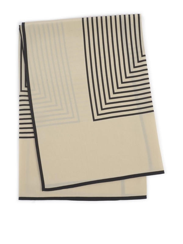 토템 SS25 TOTEME Scarfs 211853801901 Creme Monogram