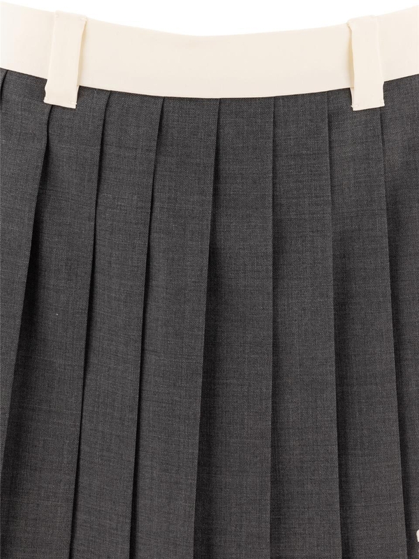 미우미우 SS25 Skirts MG234811RFF0480 Grey