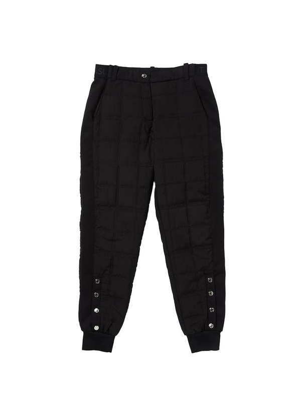 Quilting 스냅 Pant BK