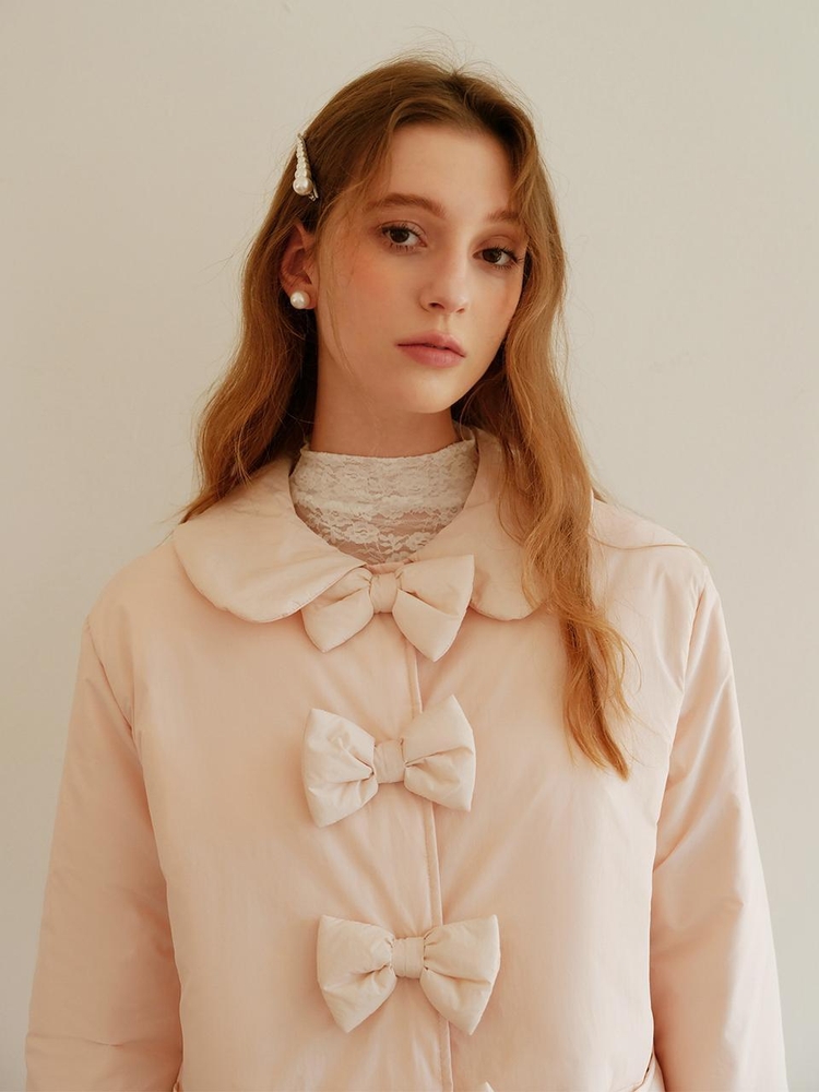 Cest_Baby pink bow jacket