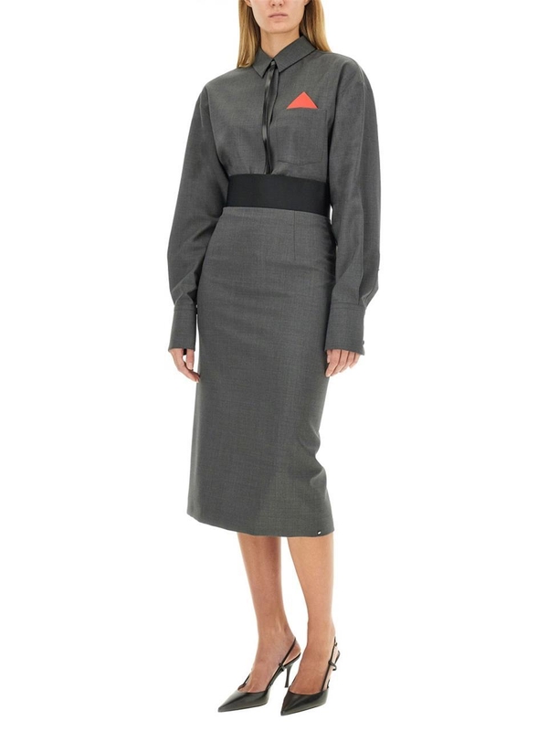 스포트막스 FW24 ANNY SKIRT 2422106093600_245001 GREY