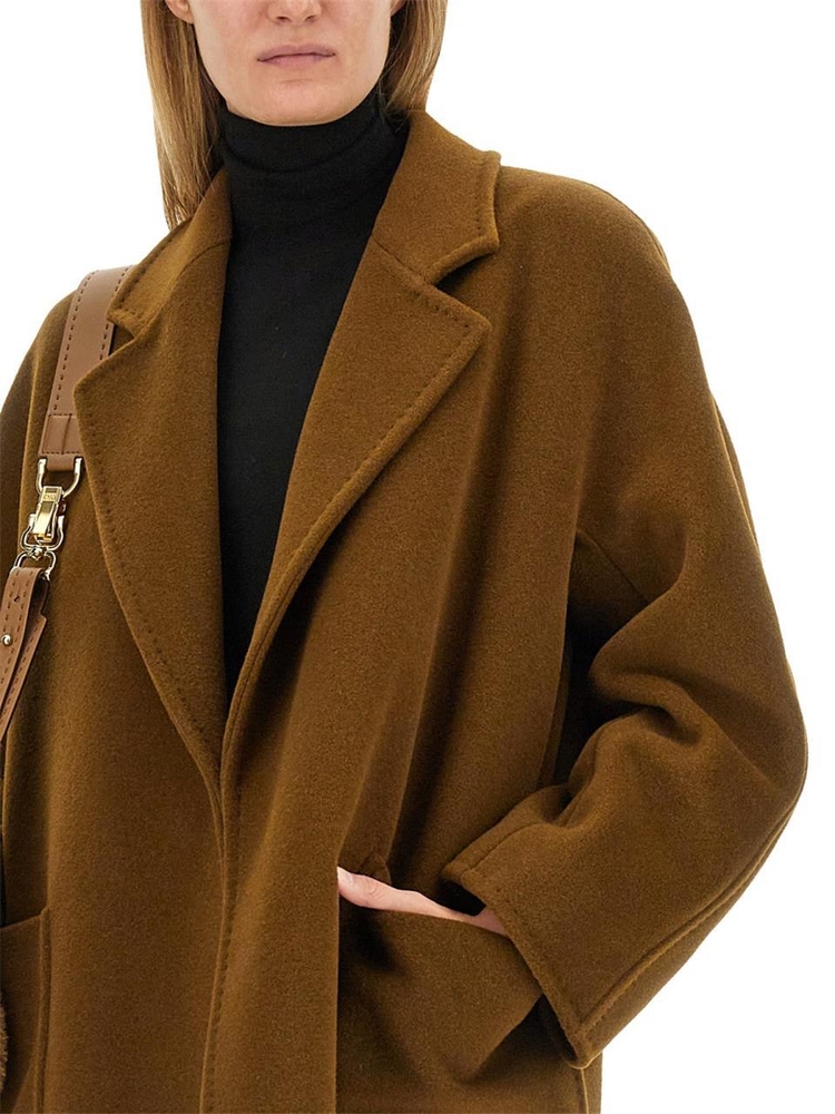 막스마라 FW24 TOPICAL COAT 2421016503600_567010 BROWN