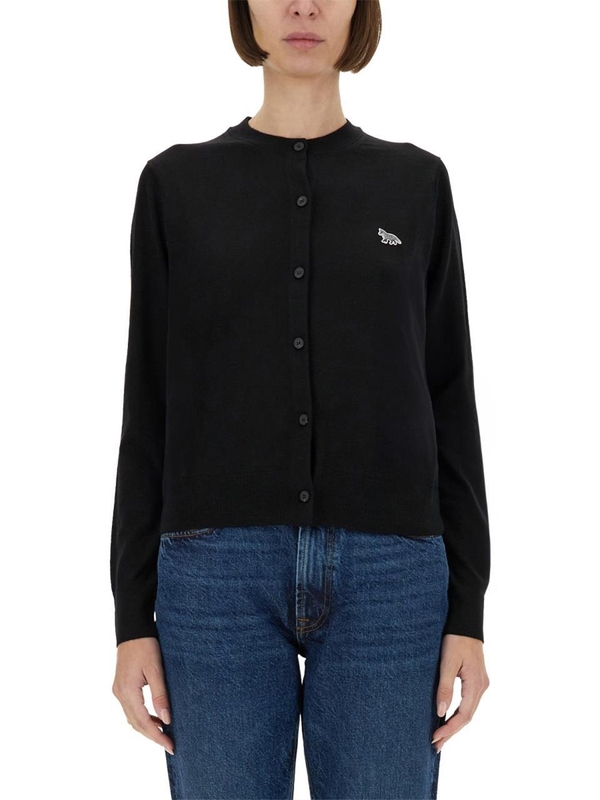 메종키츠네 FW24 MAISON KITSUNE Knitwear MW00507KT1036_P199 BLACK