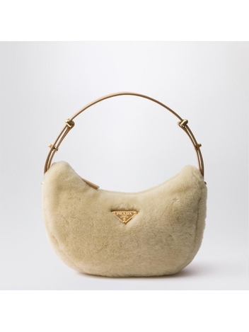 프라다 SS25 Prada Prada Arque bag in sheepskin and ecru leather 1BC194OOO2EC9 Beige