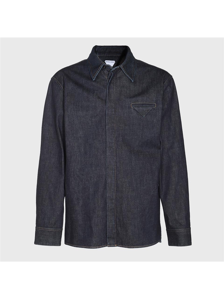 보테가베네타 SS25 Bottega Veneta Shirts Blue 813523V0W204245 Blue